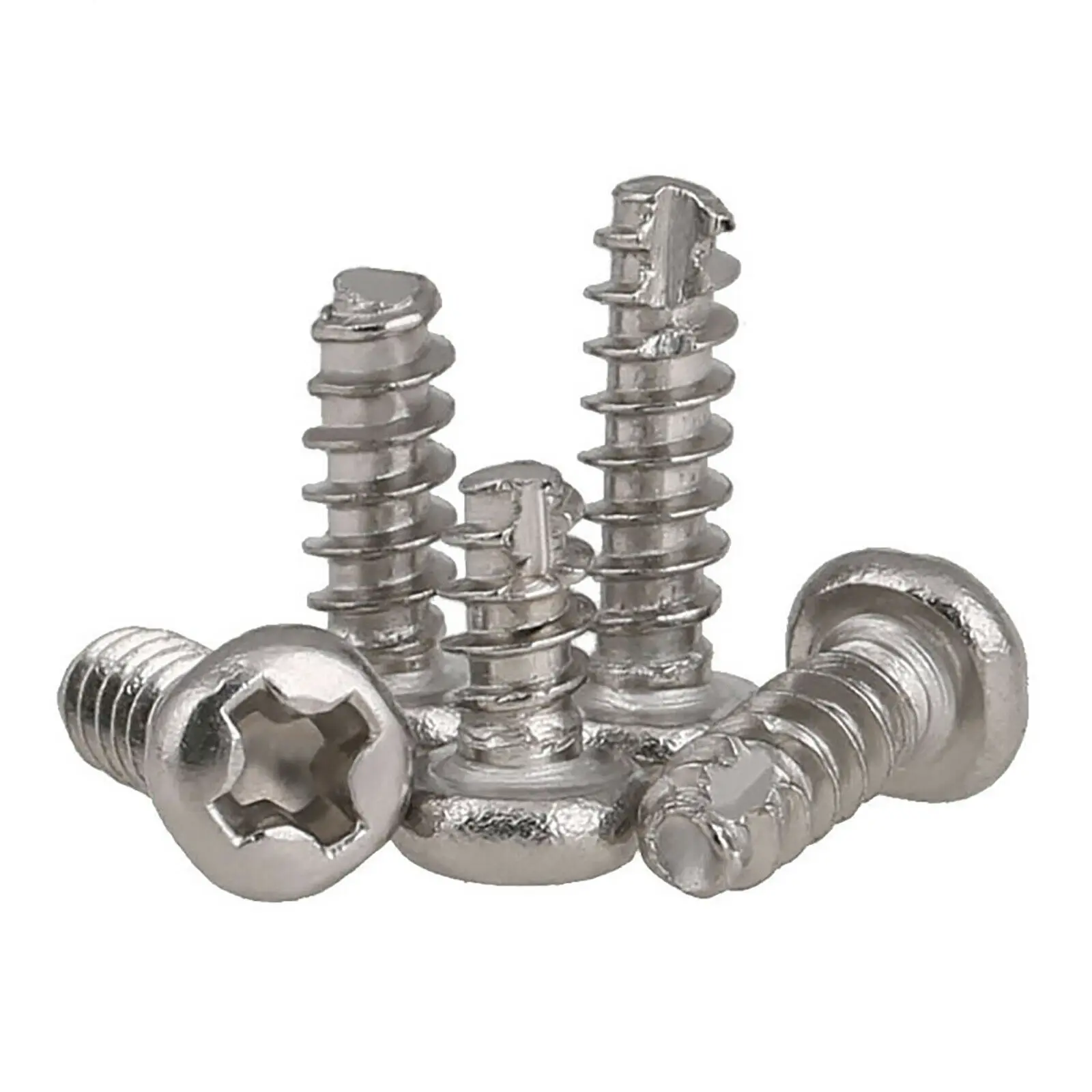 M2 M2.3 M2.6 M3 Phillips Pan Head Cutting Tail Tapping Screws 304 Stainless Steel PT Cross Round Self Drilling Small | Обустройство