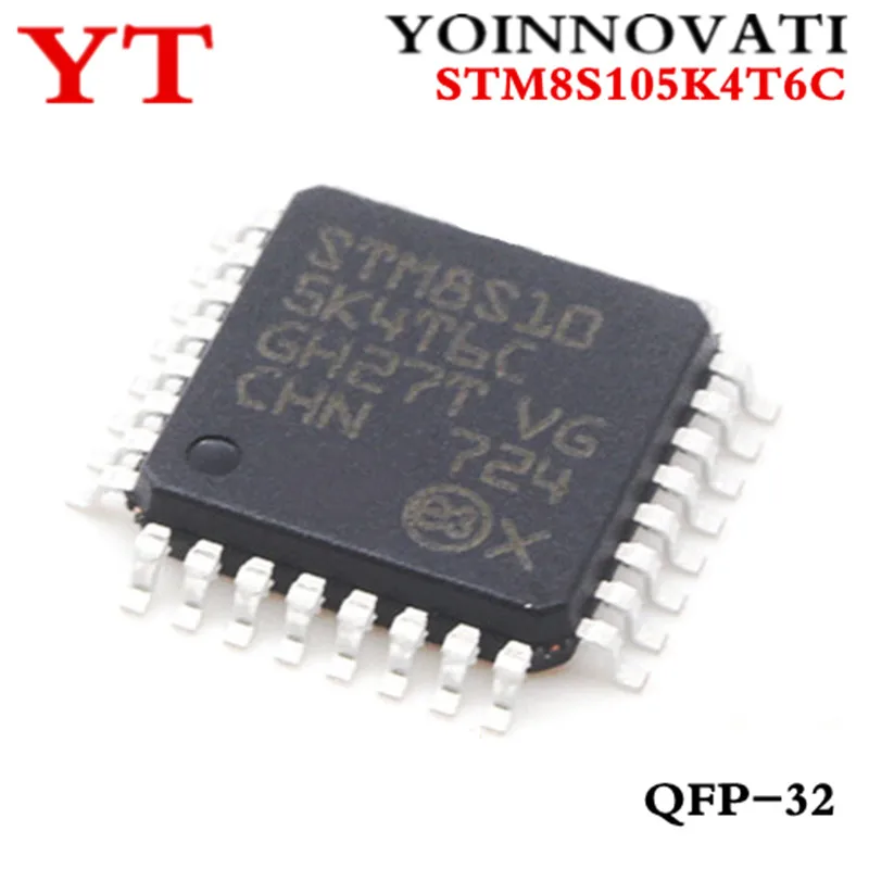 10 шт./лот STM8S105K4T6C STM8S105K4T6 STM8S105 STM8S10 5K4T6C LQFP-32 ic | Электронные компоненты и