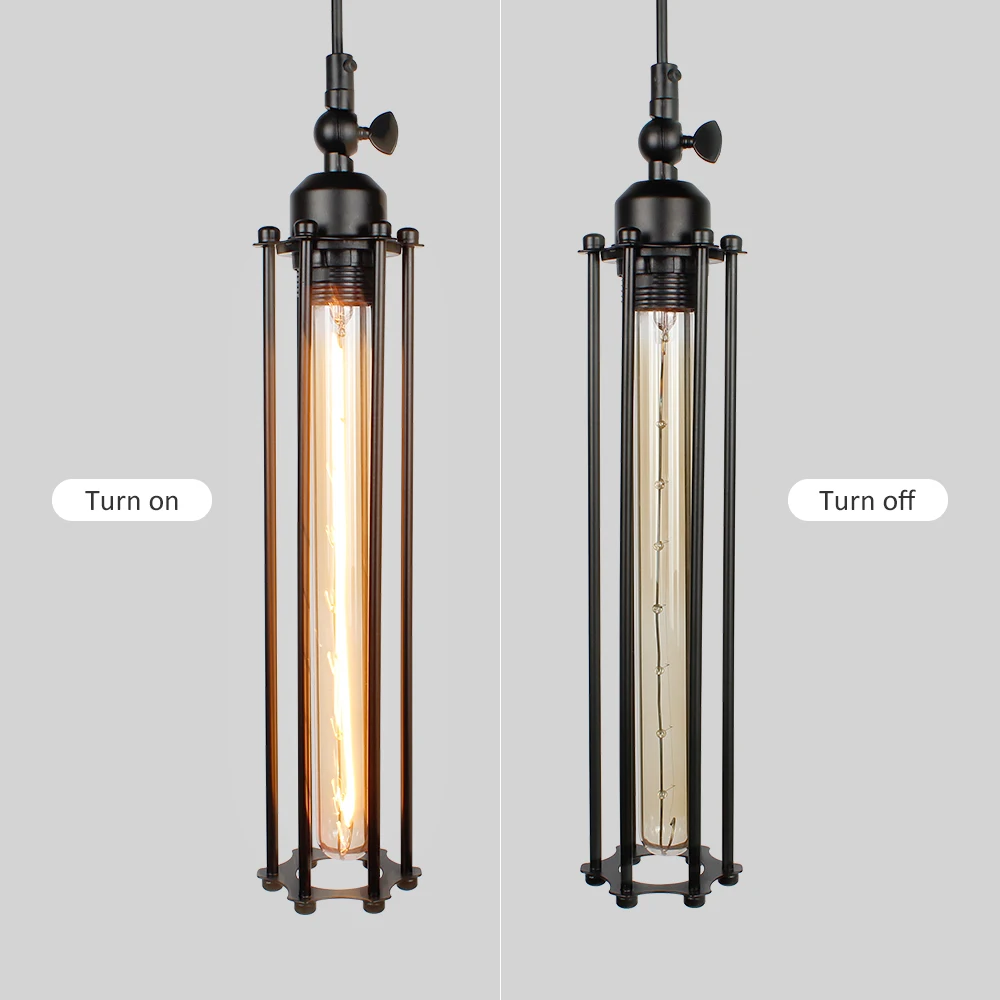  2 Pieces Industrial Pendant Light Vintage pendant Lamp Retro handing lamp American restaurant Livin - 32628508129