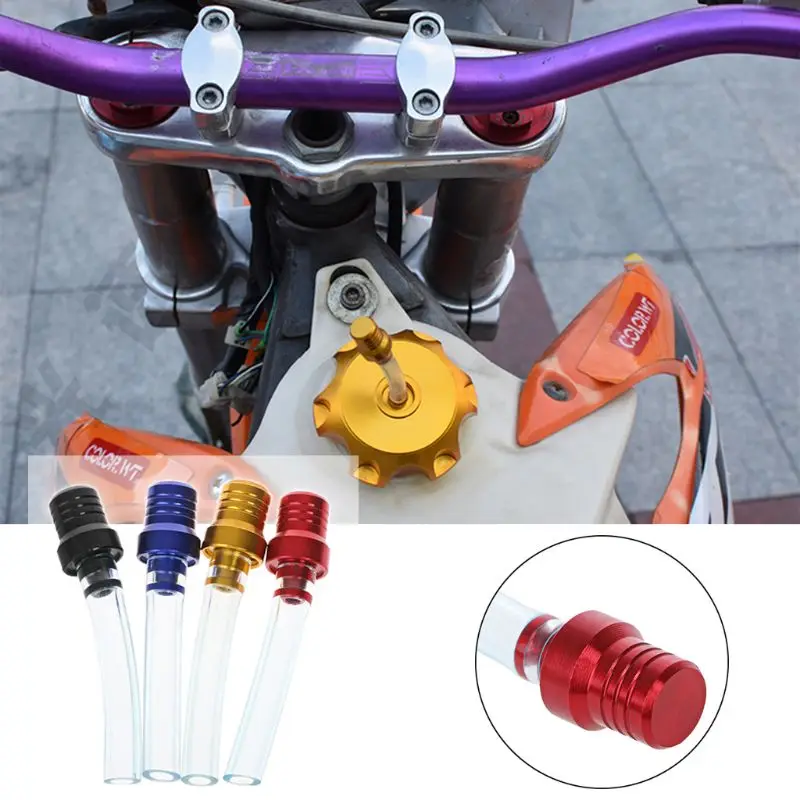 

Valve Fuel Tank Cap Air Vent Tube CNC New Racing Pit Dirt Bike Modification Gas Tank Cover Breather Hose Tube
