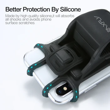 

Universal Phone Silicone Holder Bike Bicycle Motorcycle Mobile Mount Buckle Pull Non-slip For Cellphone Handlebar Bracket Stand