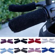 

4Pcs/Set Bar Grips Cover Furry Ergonomic Design Cycle Accessory Motorcycle Handle Bar Grips Brake Cover for Electric Bicycle