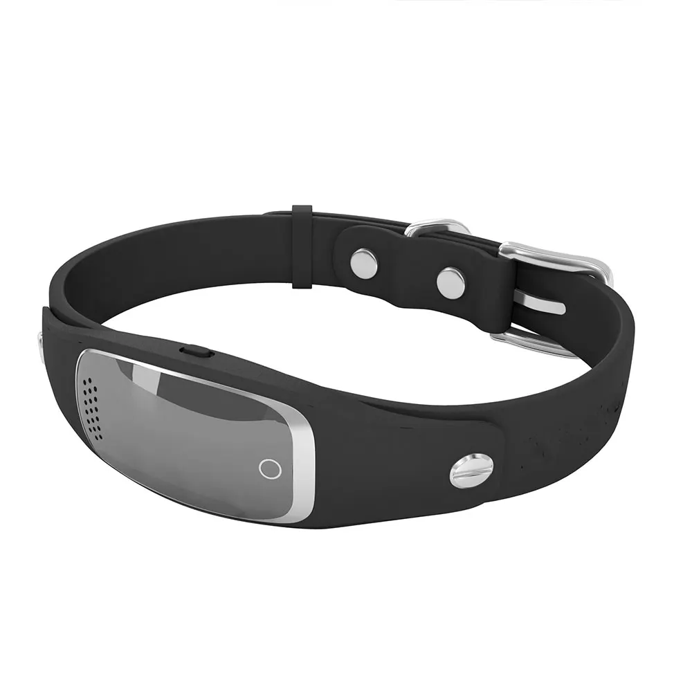 Black Gps локатор трекер IP65 ПЭТ смарт Красный Водонепроницаемый отслеживающая платформа мини Электрический трекер gps позиционирование 1,2 дюймов 3,7 в - Цвет: Black
