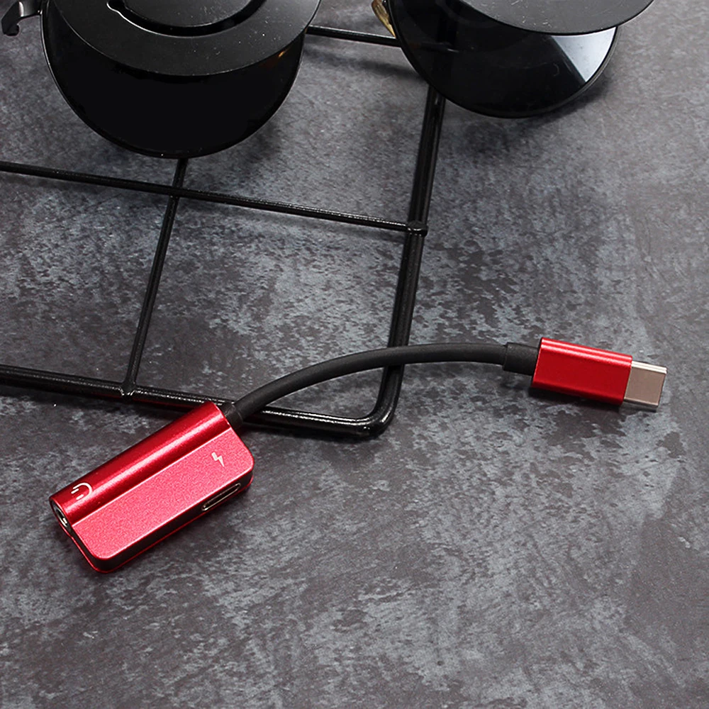 2 в 1 USB C адаптер для наушников типа C+ 3,5 мм разъем аудио USB C кабель адаптер конвертер Android телефон для huawei P20(N0820