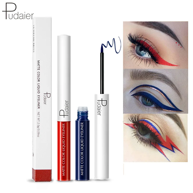 

Color Eyeliner Pen Eyes Makeup Liquid Eye Liner Pencil Smudge-proof Colorful Make up Eyeliners Soft Matte Liner Drawing Stick