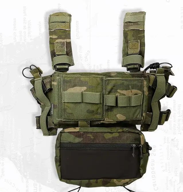 Emersongear Тактический MK3 нагрудная установка 500D MCTP/коричневый/черный/WG - Цвет: MCTP