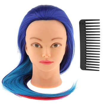 

Salon Cosmetology Hairdressing Practice Training Mannequin Head Mount Hole