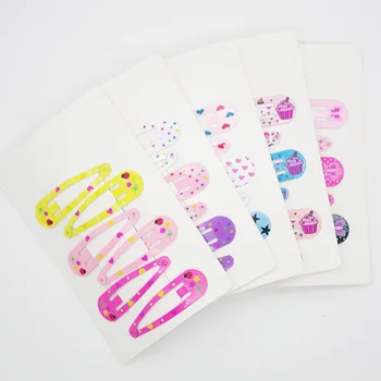 

6pcs/set Hair Accessories Solid Barrette Sweet Word Folder Hairpin Fashion Hair Clips for Girls Simple Hairpins Cute Hairclip