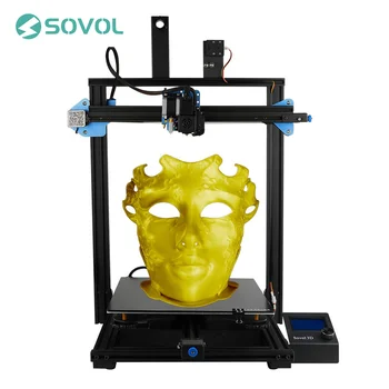 Billig Sovol SV03 3D Drucker Upgrade Größere Druck Größe 350x350x400mm Drucker Direct Drive Extruder BLTouch Silentboard Pre-installiert