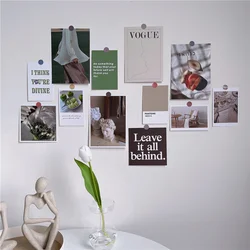 Ins Nordic Art Life Decorative Card Simple Style Home Decor Background Wall Sticker Creative Postcard Diy Photo Props 6 Sheets