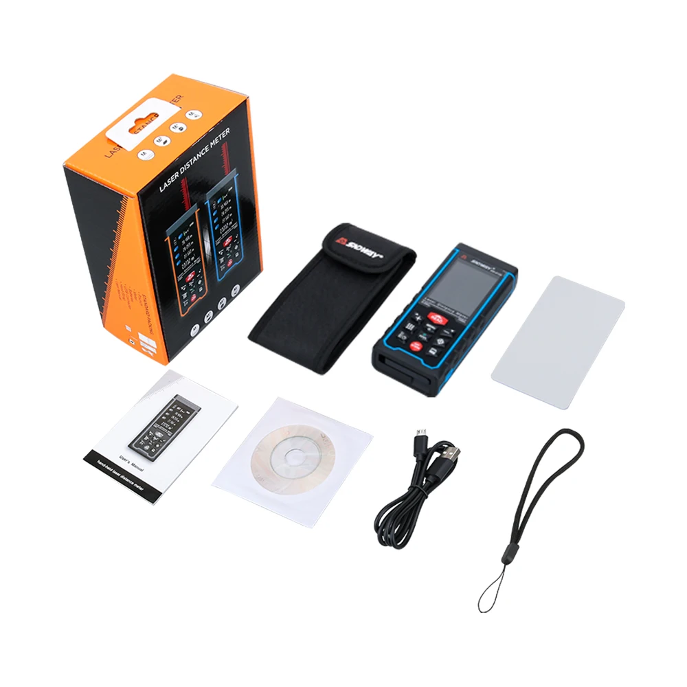 SNDWAY Laser Rangefinder Color LCD laser Distance Meter 120M 100M 80M 70M 50M Range Finder Digital Angle Ruler Measuring tape SNDWAY Laser Rangefinder Color LCD laser Distance Meter 120M 100M 80M 70M 50M Range Finder Digital Angle Ruler Measuring tape