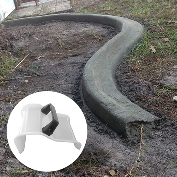 

Garden DIY Modeling Plastic Soil Plaster Garden Concrete DIY Shape Fixing Clip