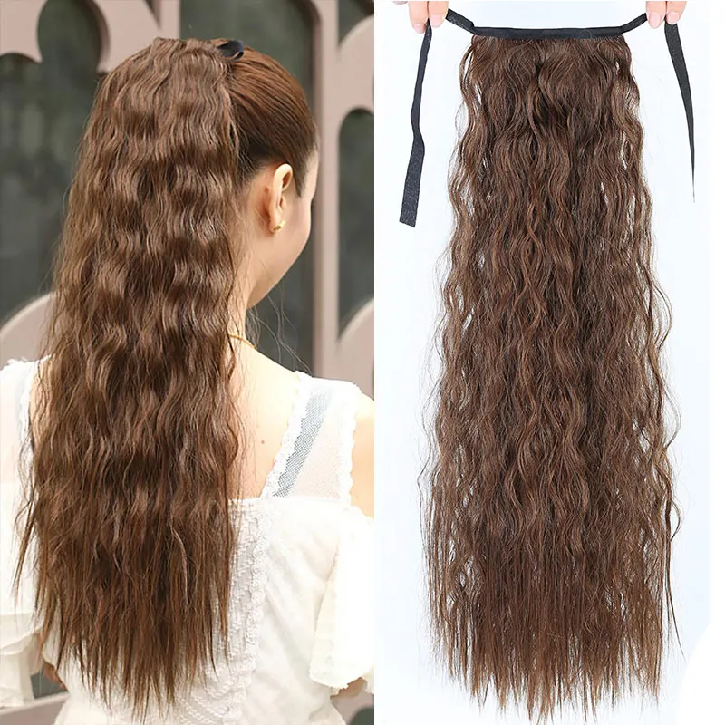 

MSTN Long Afro Curly Drawstring Ponytail Synthetic Hairpiece Pony Tail Hair Piece For Women Synthetic hairpiece Extension