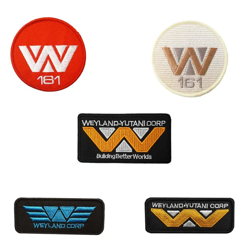 Фильм чужой-красный 161 Weyland Yutani кино, сериал, вышитая нашивка, модная одежда, персонализированная нашивка, добро пожаловать