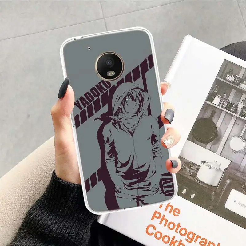 Noragami Йато аниме чехол для Motorola Moto G7 G6 G5S G5 E4 плюс G4 E5 играть X4 Мощность TPU с рисунком индивидуальная крышка телефона