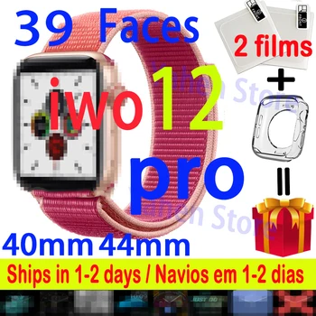 

IWO 12 Pro 44mm/40mm Bluetooth Smart Watch 5 Information Reminder Monitor smartwatch for IOS Android PK IWO 11 13