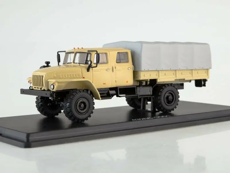 New SSM 1/43 KRAZ 260 USSR Board Flatbed Truck With Tent URAL 43206-0551Diecast By Start Scale Models for collection SSM1227