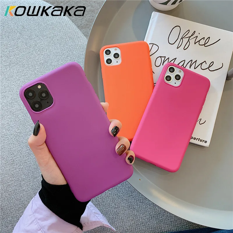 Чехол для телефона Kowkaka противоударный силиконовый ретро чехол iPhone SE 2020 XR X XS Max 6 6S