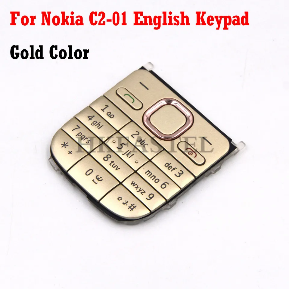 Для Nokia C2-01, мобильный телефон, английский, русский, арабский, иврит, клавиатура для C2 C2-01, сменный корпус, крышка клавиатуры
