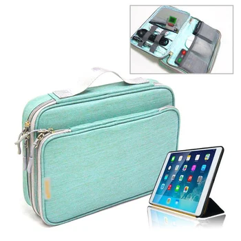 

Waterproof Electronics Accessories Organizer Travel Bag Cable Organizer Laptop Protective Case Cover Bag Storage For IPad Mini