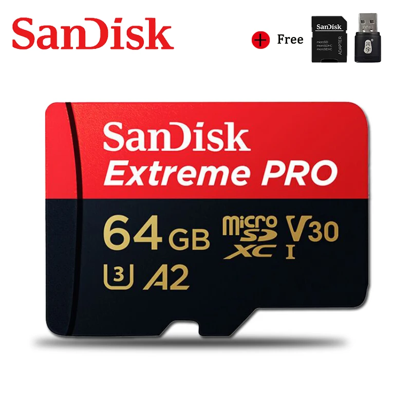 SanDisk Extreme Pro Ultra Micro SD 128 Гб 64 ГБ 32 256 400 карта памяти флеш-карта SD/TF MicroSD U1/U3 4K |