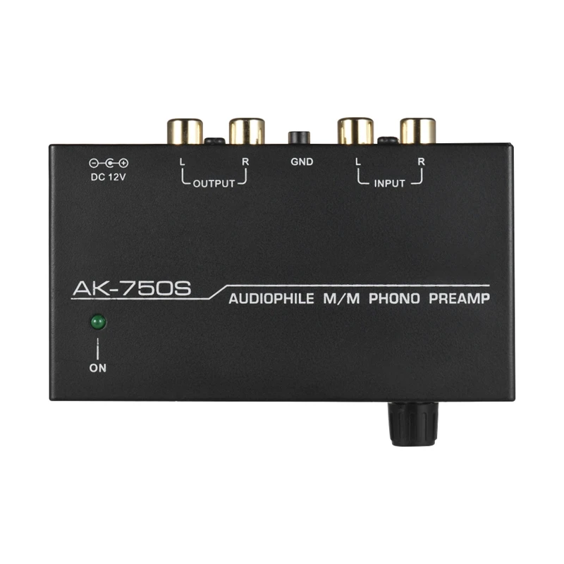 AAAE Top-Ak-750S смеситель с контролем уровня мобильный телефон предусилитель Rca вход и