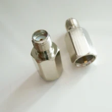

1X Pcs Adapter FME Male To SMA Female Cable Connector Socket FME to SMA Straight Nickel Plated Brass Coaxial RF Adapters