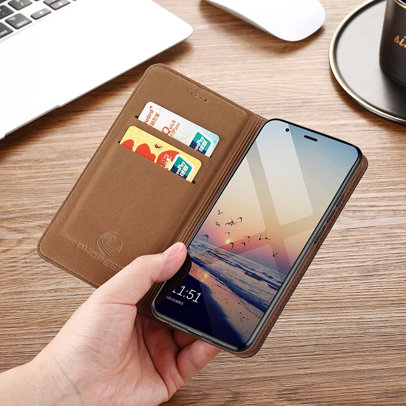 Чехол из натуральной кожи для Asus Zenfone 3 ZE520KL ZE552KL ZS570KL Max ZC520TL ZC550KL Go ZB500KL ZB552KL Filp