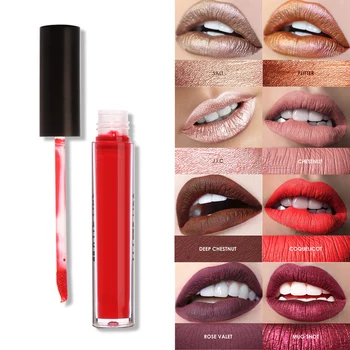 

Liquid Lipstick Hot Sexy Colors Lip Paint Matte Lipstick Waterproof Strawberry Long Lasting Gloss Lip Gloss