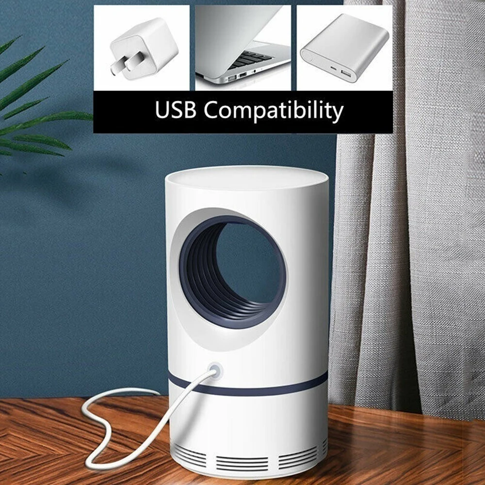 Наружная электрическая USB лампа убийца комаров без шума домашняя ловушка для