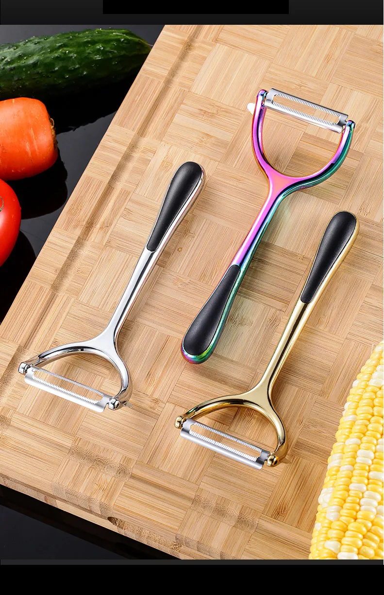 Eplucheur Pomme De Terre - éplucheur En Acier Inoxydable Pour Carottes Aubergines Poires Mangues Et Concombres Avec Poignee Ergonomique 94131464