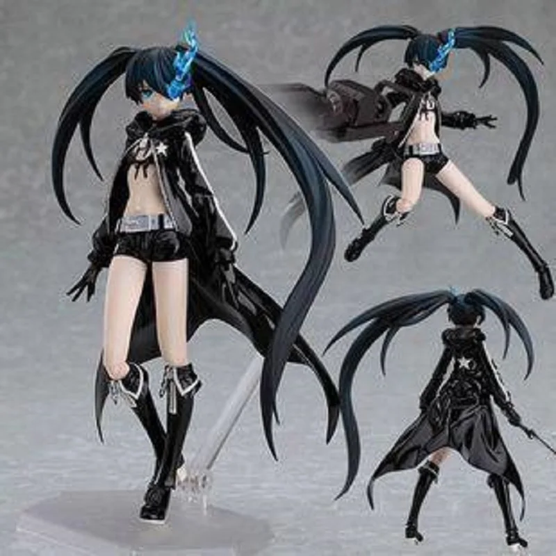 

15cm Anime Action Figure Black Rock Shooter HEIY Figma SP012 Movable Swordsmen PVC Collectible Model Cartoon Arts Crafts Toy New