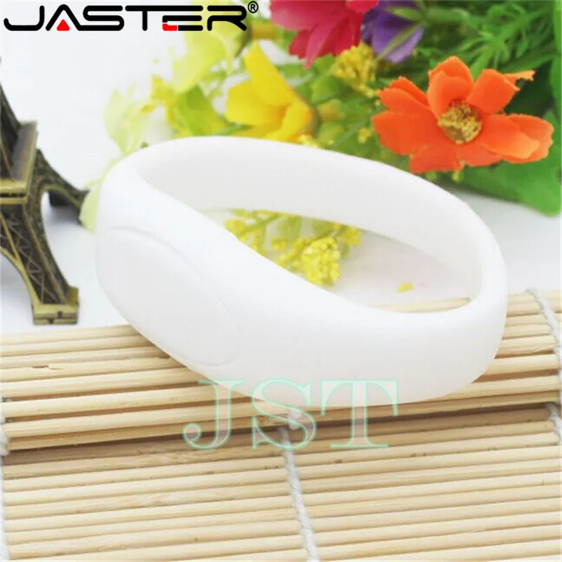 Флешка браслет JASTER Lucky silicone 8 ГБ 16 32 64 Usb флеш накопитель подарок на день рождения