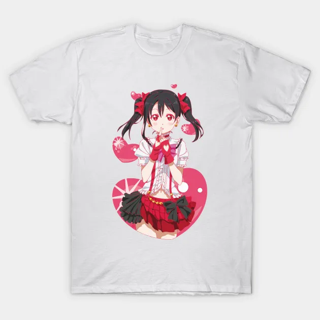 Мужская футболка Love Live Yazawa Nico женская и | одежда