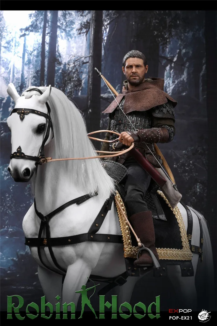 [ESTARTEK] POPTOYS EX21 1/6 Chivalrous Робин Гуд рыцарь двойная голова 12 дюймов Коллекционная Фигурка хобби подарок