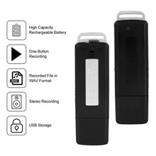 Pen Voice-Recorder Audio Key-Chain Digital 8GB 384KBPS 2-In-1 Mini-Usb