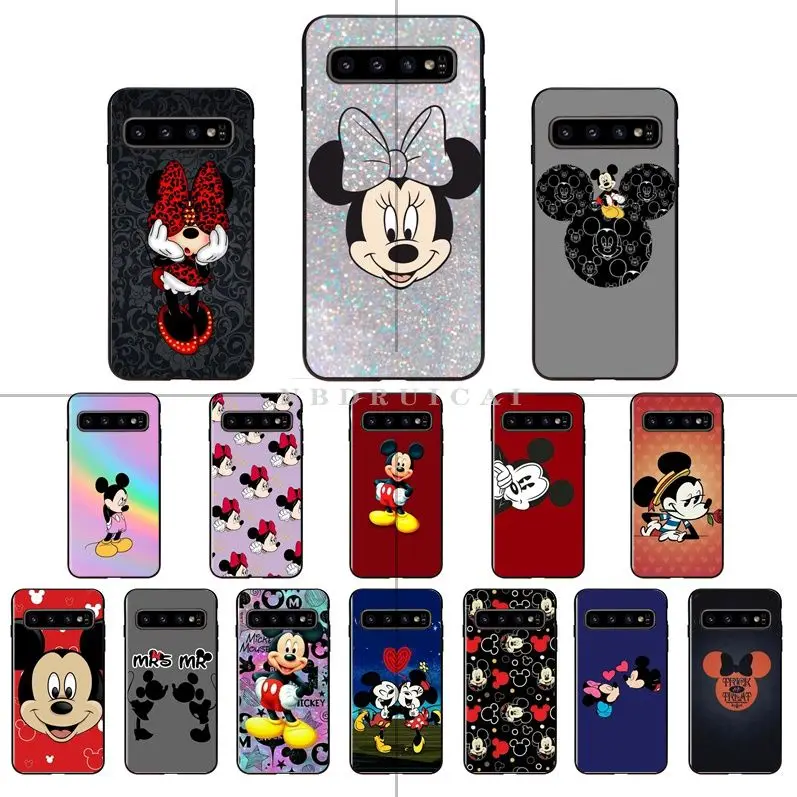 Чехол для телефона NBDRUICAI bisshoujo целующийся Микки и Минни Маус samsung S9 plus S5 S6 edge S7 S8 S10 E
