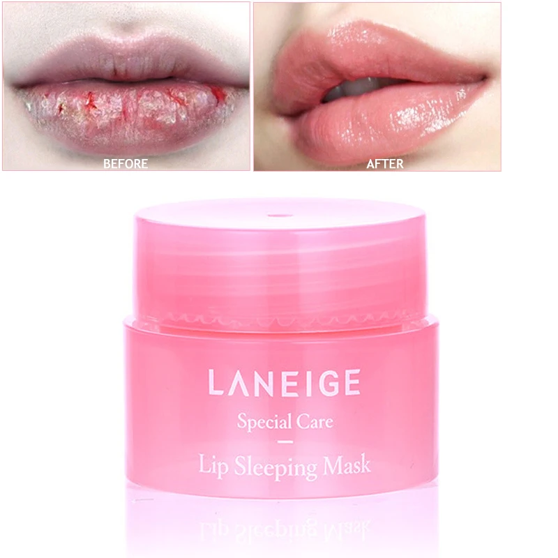 

3g Korea Lip Sleeping Mask Night Sleep Maintenance Moistened Lip Balm the Pink Lips Bleaching Cream Nourish Protect Lips Care