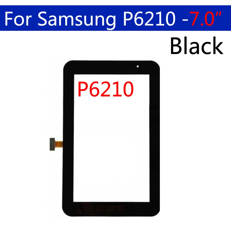 7," для samsung Galaxy Tab 7,0 Plus P6200 P6210 сенсорный экран дигитайзер панель сенсор для GT-P6200 ЖК-дисплей планшет сенсорный экран