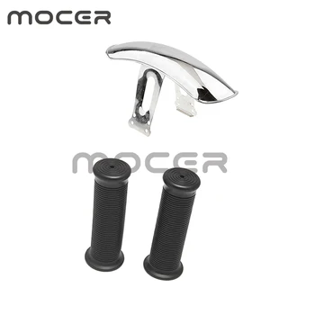 

Motorcycle Fender Mudguard Steel Kit + Handlebar for Honda CG125 Chrome