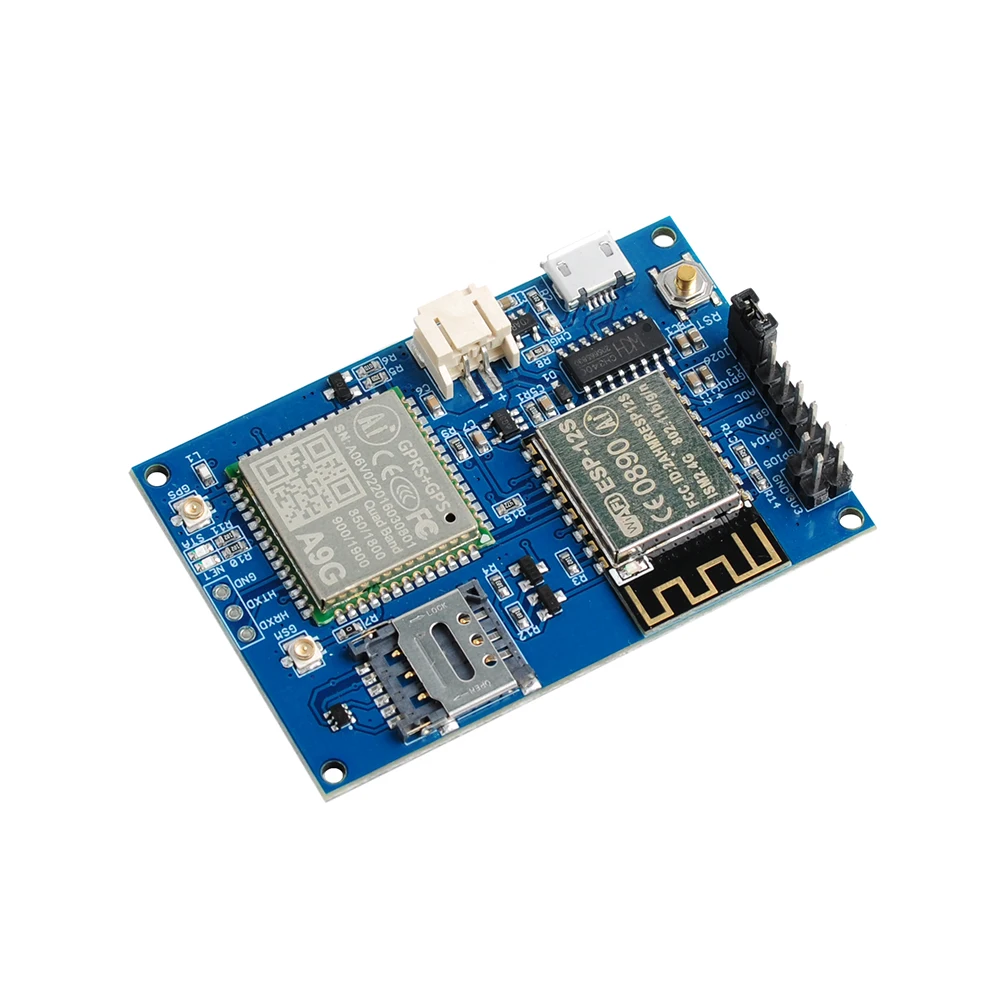 1/2/5 шт. ESP8266 Φ A9G GSM GPRS + GPS модуль узел V1.0 IOT макетная плата WiFi сотовый телефон