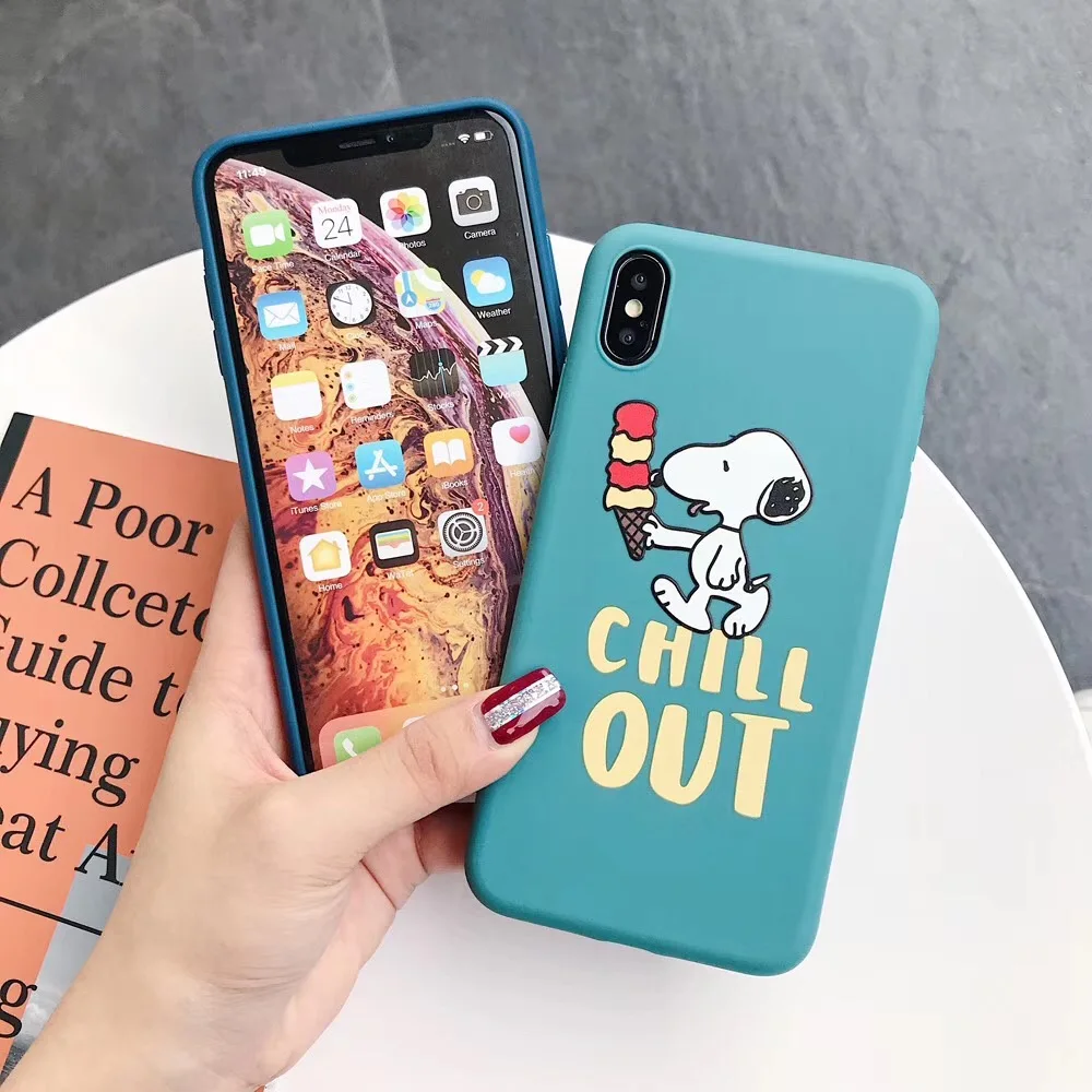 Чехол для телефона Peanut Charlie коричневый beagle Candy из ТПУ для Apple iPhone X XS Max Xr 11 pro 7 8 6 6s Plus мультяшный мягкий чехол