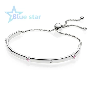 

Blue Star 100% 925 Sterling Silver - pandoras original of Love Bangle - 596585FPC