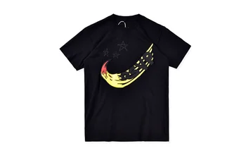 

19FW Travis Scott X Cactus Jack Collaboration Printed T Shirts Tees Men Women Hiphop Oversized Smile Face Men Cotton T Shirt Men