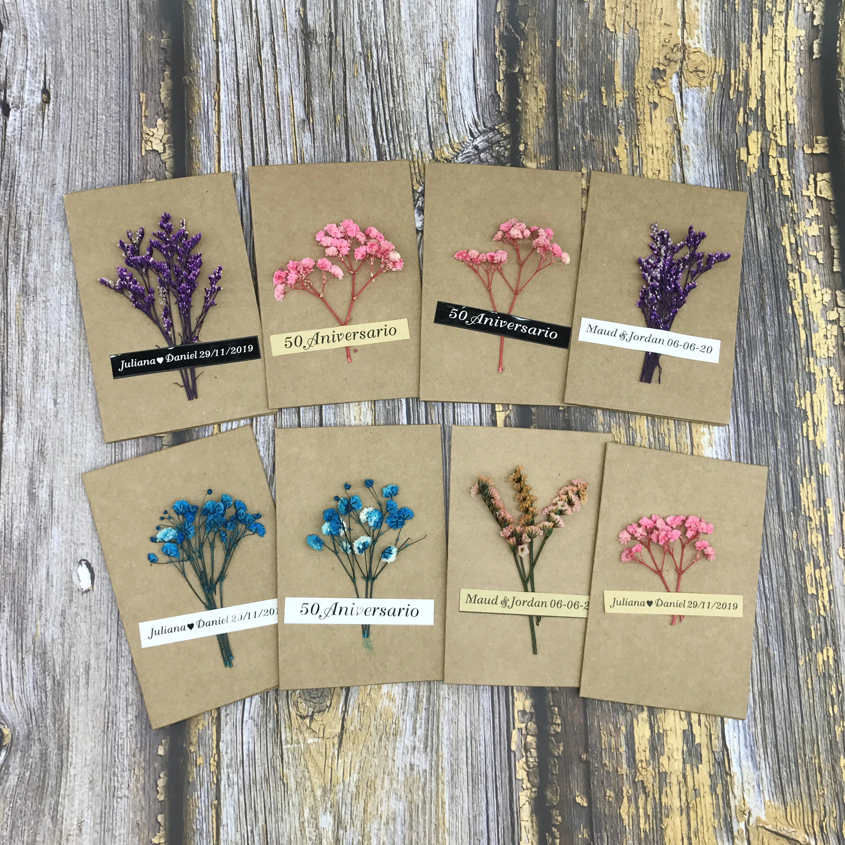 Lote De 50 Unidades De Tarjetas De Navidad Hechas A Mano Con Varios Disenos Para Invitaciones A La Fiesta De Boda Con Pegatinas Personalizadas Tarjetas En Blanco Para Fiesta Tarjetas E Invitaciones