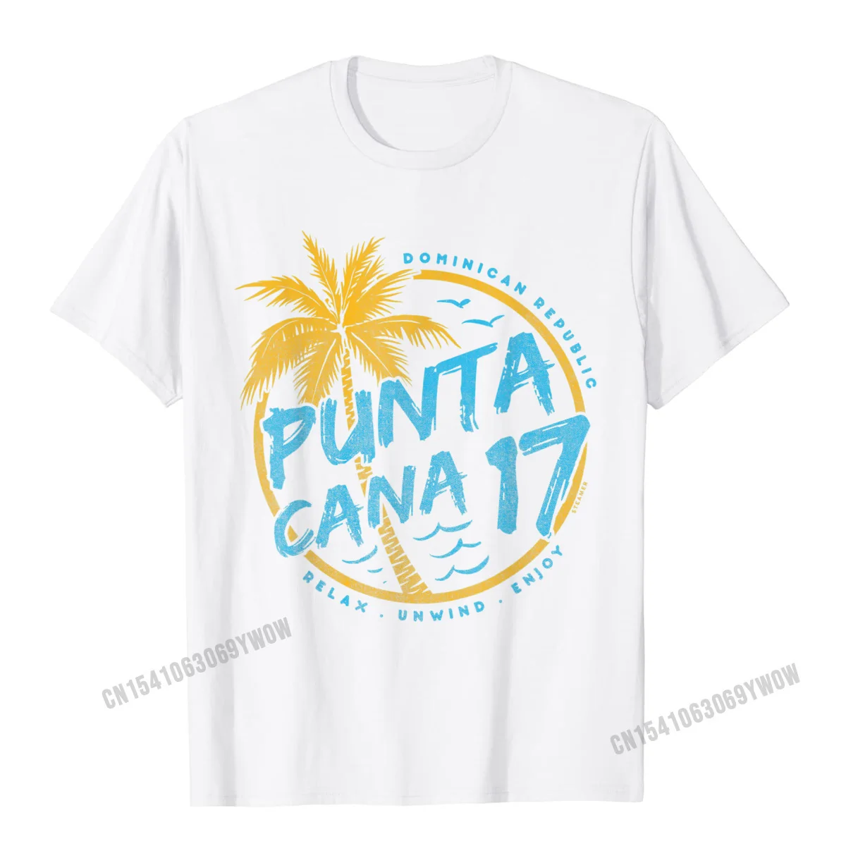 Classic Tshirts New Coming Crewneck Slim Fit 100% Cotton Men Tees Camisa Short Sleeve Tees Top Quality Punta Cana 2017 Dominican Republic Vacation T-shirt Gifts__1001 white