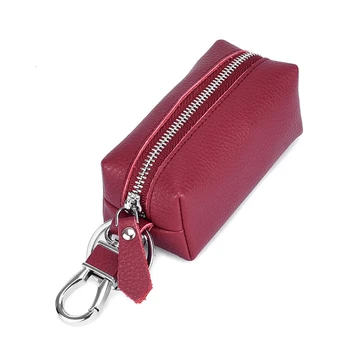 

2020 Car Keys Holder Genuine Leather Coin Purse For Men Key Wallets Women Housekeeper Plus Designer Keys Case With Keyschain