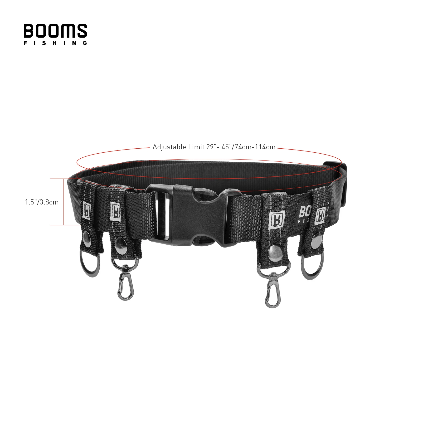 Booms Fishing базовый рыболовный пояс легкое рыболовное снаряжение|Рыболовные снасти|