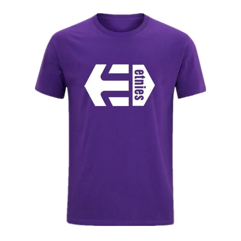 Новая Однотонная футболка Etnies, Мужская черная и белая хлопковая футболка, летняя модная футболка для скейтборда, футболка для мальчиков, футболка для скейта, топы