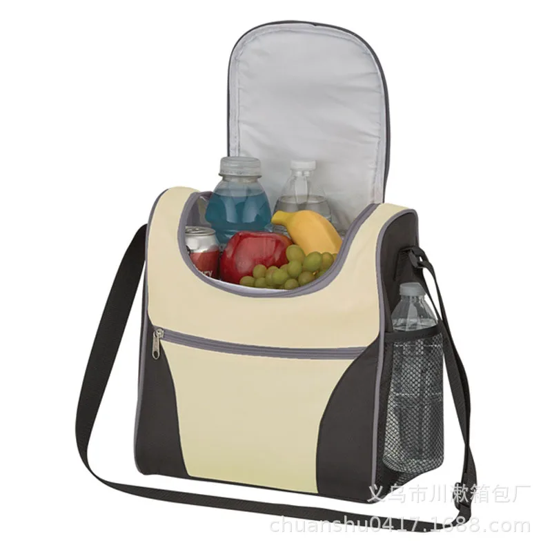 New Style Oxford Cloth Insulated Freezer Bag Fruit Freshness Protection Package Eva Cross-body Lunch Bento Insulated Bag Manufac